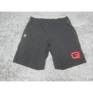 Manduka Yoga Shorts Mens Small Black Lined Athletic Stretch Drawstring